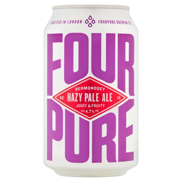 Fourpure Hazy Pale Ale 4.7% 330ml