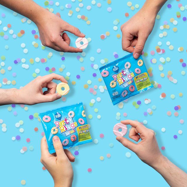 Foxs Biscuits Party Rings Minis Multipack   6 per pack