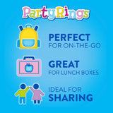 Foxs Biscuits Party Rings Minis Multipack   6 per pack