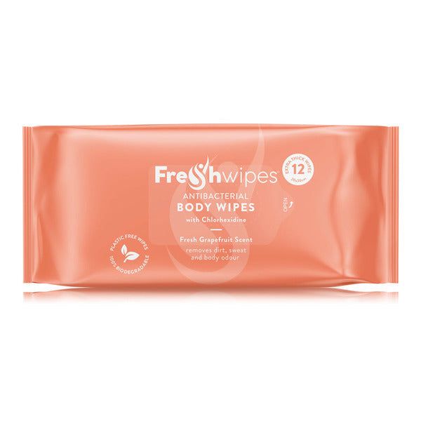 Freshwipes Body Wipes - Grapefruit 12 Wipes