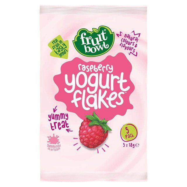Fruit Bowl Raspberry Yogurt Flakes 5 x 18g