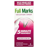 Full Marks Head Lice Removal Treatment with Nit Comb 150ml