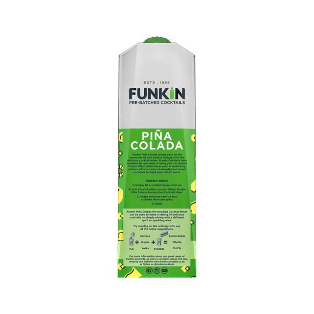Funkin Pina Colada Cocktail Mixer 1L