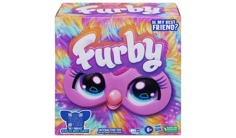 Furby Tie Dye Interactive Toy Plush