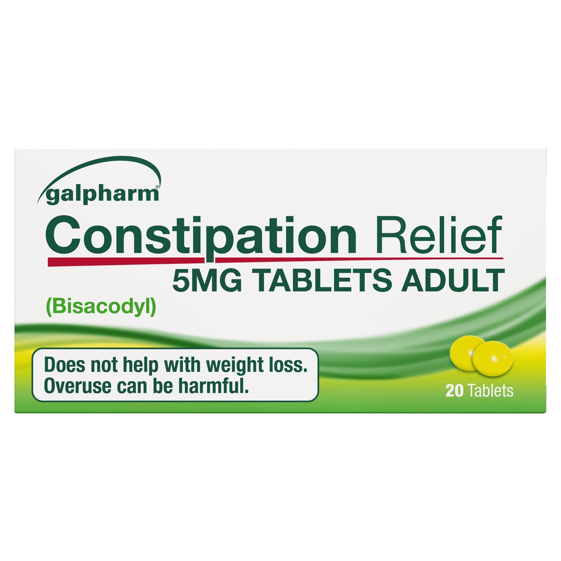 Galpharm Entrolax Bisacodyl Constipation Relief Tablets x20 5mg