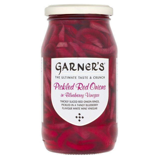 Garners Pickled Red Onions in Blueberry Vinegar 430g