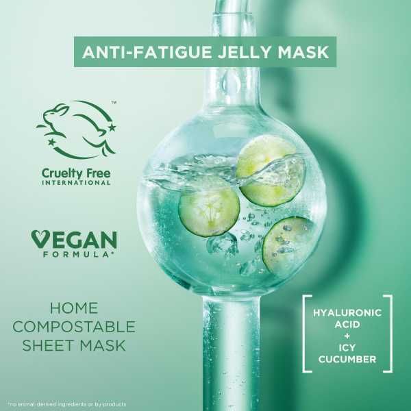 Garnier Hyaluronic Acid & Icy Cucumber Cryo Jelly Face Mask