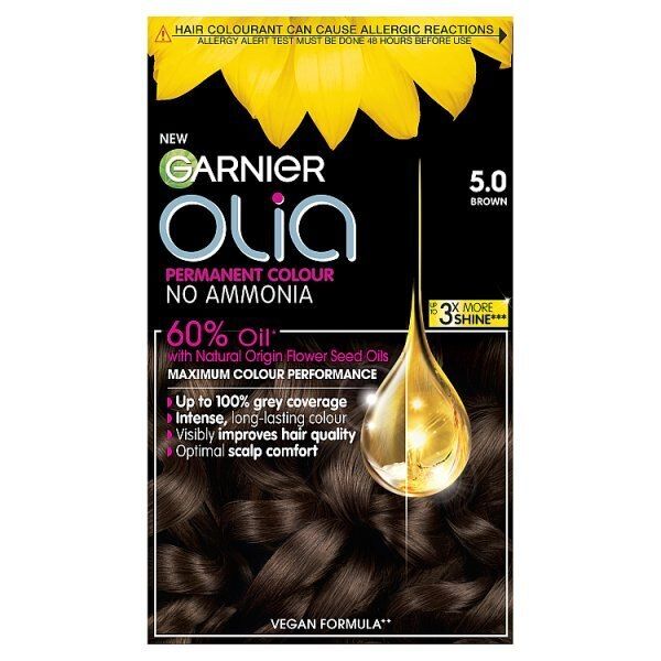 Garnier Olia 5.15 Frosted Chocolate Brown Permanent Hair Dye Brown 5