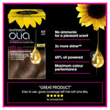 Garnier Olia 6.0 Light Brown Permanent Hair Dye