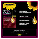 Garnier Olia 6.66 Vivid Garnet Red Permanent Hair Dye