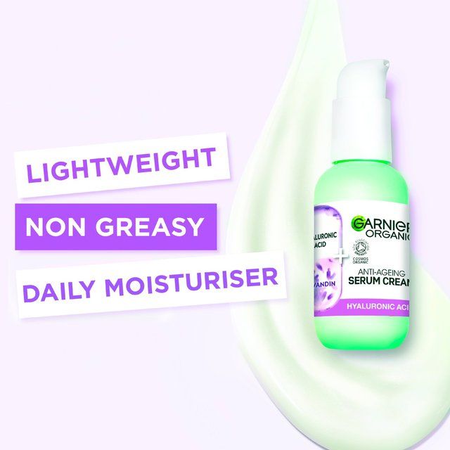 Garnier Organic Lavandin & Hyaluronic Acid Serum Cream 2in1 Formula   50ml