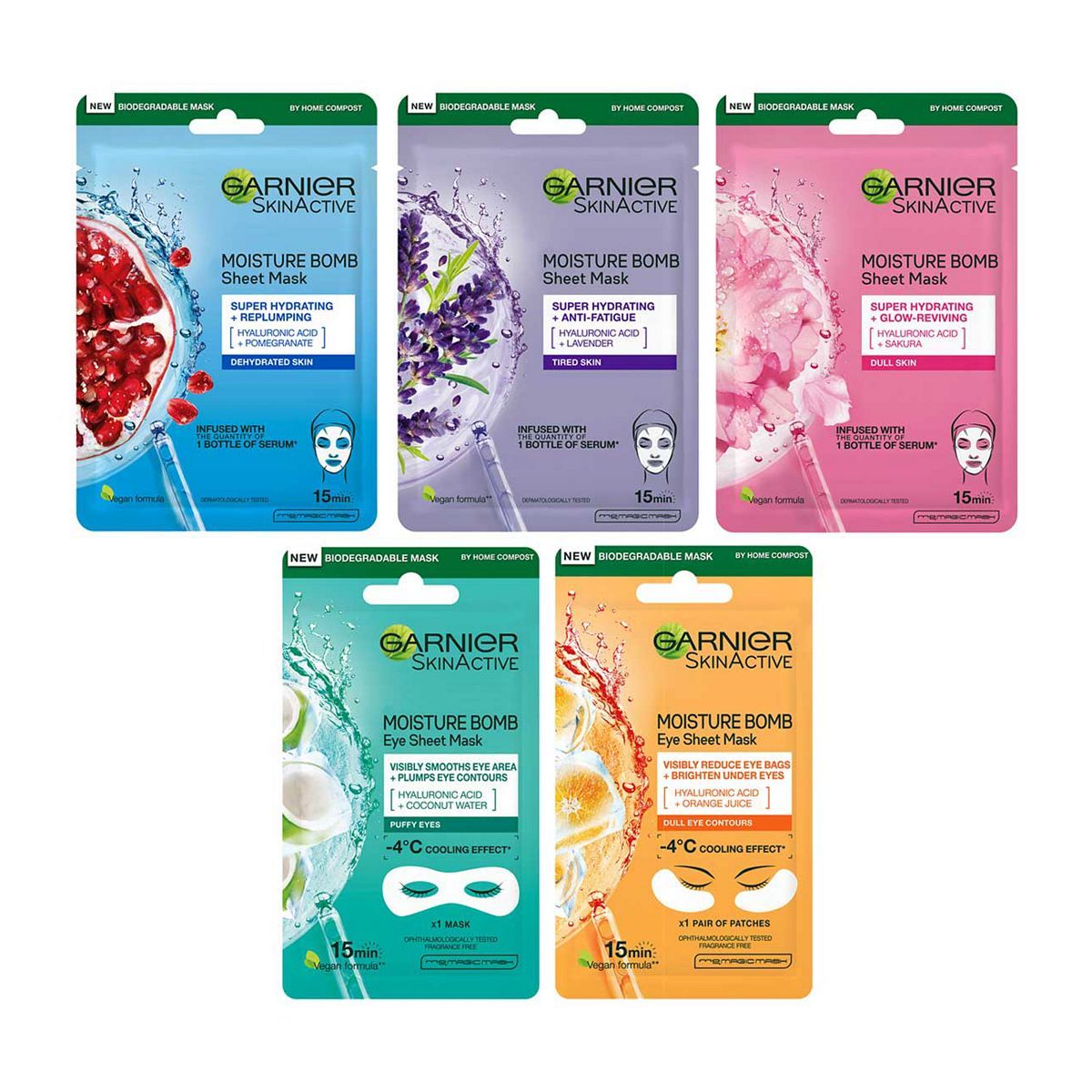 Garnier Sheet mask Discovery Collection