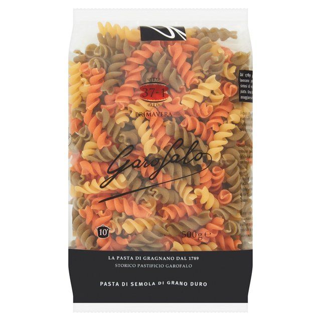 Garofalo Fusilli Tricolore Dry Pasta 500g