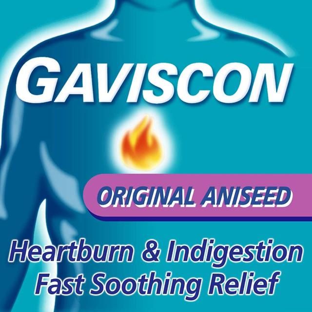 Gaviscon Double Action Liquid Heartburn Indigestion Aniseed 300ml