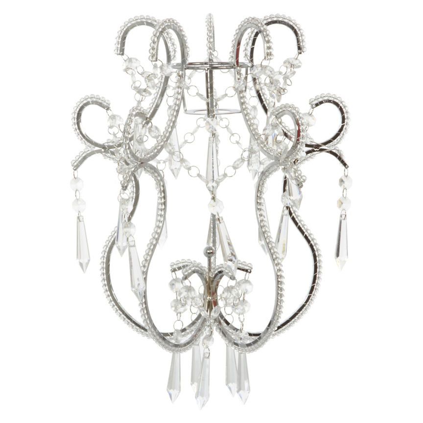 George Home Acrylic Crystal Beaded Cylinder Lamp