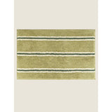 George Home Green Stripe Bath Mat