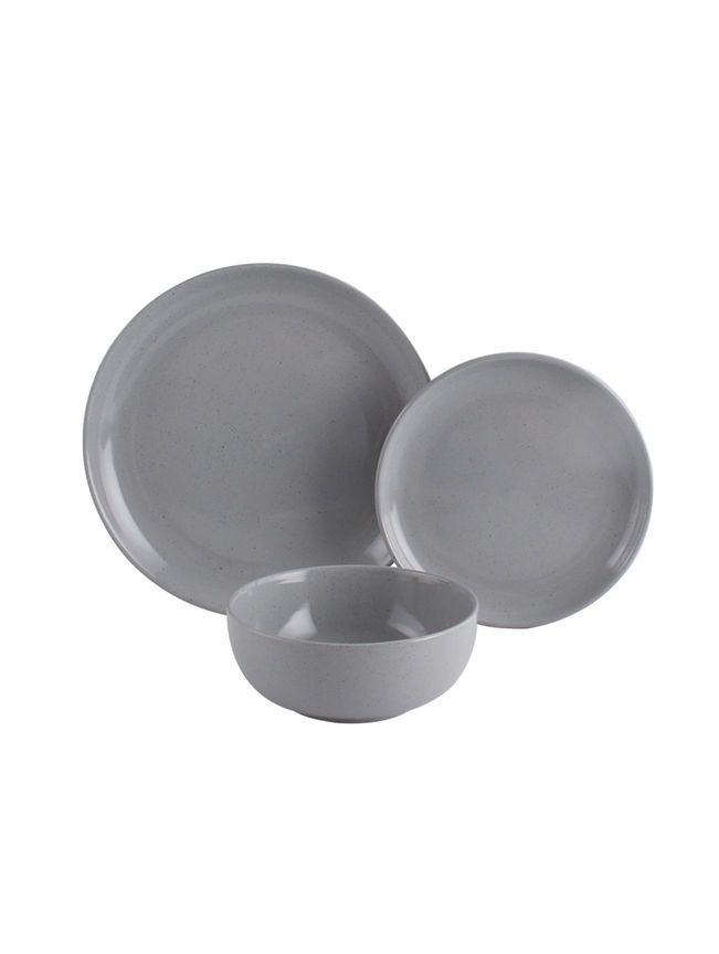 George Home Grey Speckle Dinner Set