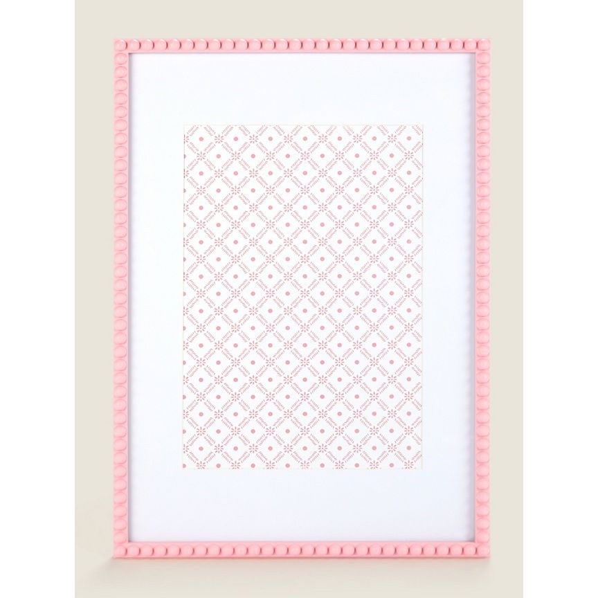 George Home Pink A4 Injection Beaded Frame