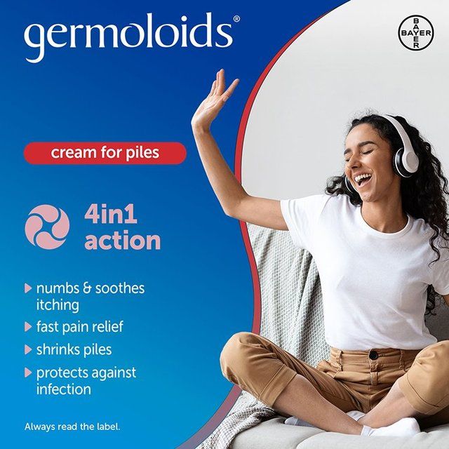 Germoloids Triple Action Haemorrhoids & Piles Cream   55g
