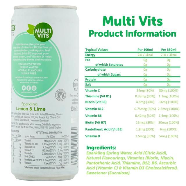 Get More Multivitamins Can 330ml