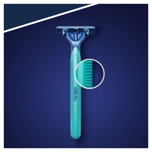 Gillette Blue II Plus Slalom Disposable Razors 8 per pack