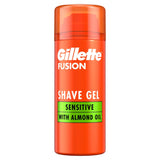 Gillette Fusion Travel Shaving Gel, Sensitive 75ml