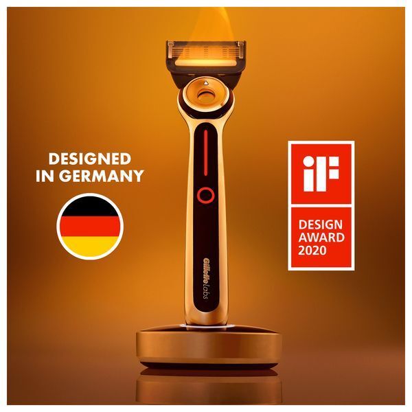 Gillette Labs Heated Razor For Men Starter Kit + 1 Blade