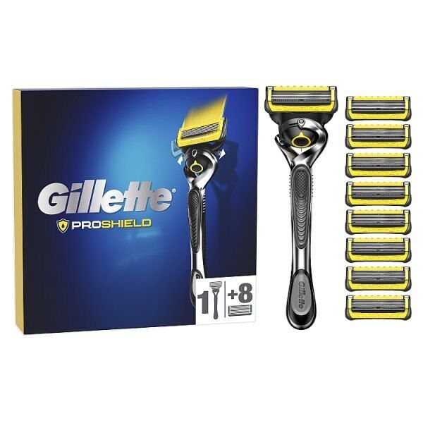 Gillette Proshield Power Men's Razor - 8 Blades