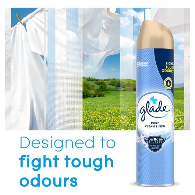 Glade Aerosol Clean Linen Air Freshener 300ml