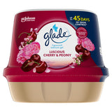 Glade Fragranced Bathroom Gel Bathroom Air Freshener & Odour Eliminator Cherry & Peony