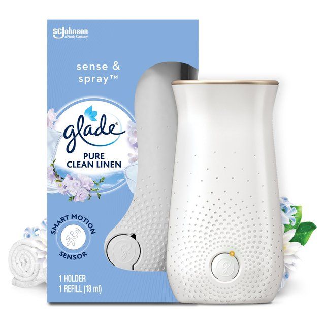 Glade Sense & Spray Holder & Refill Clean Linen Air Freshener 18ml