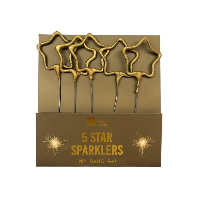Gold Star Sparklers 5 per pack
