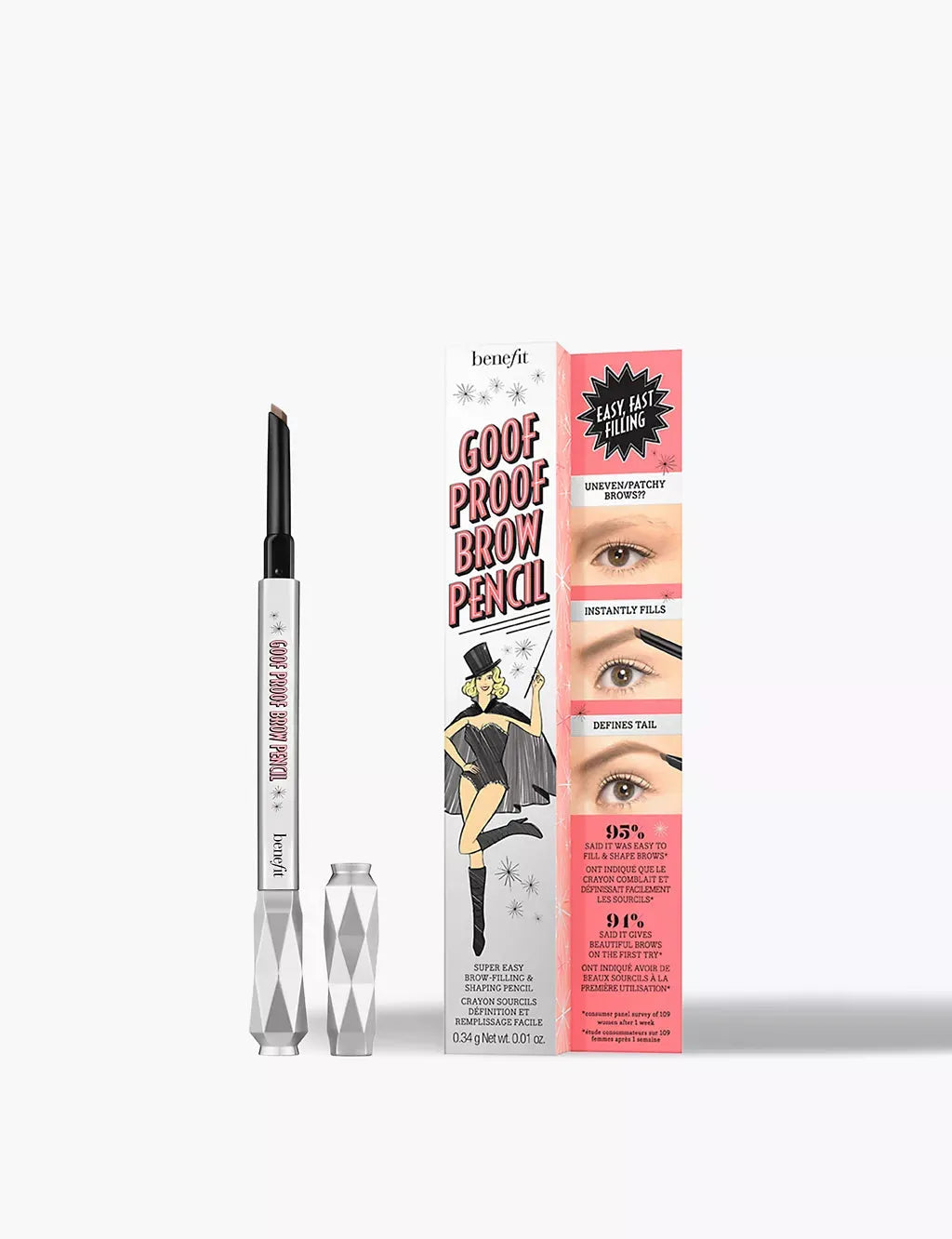 Goof Proof Easy Shape & Fill Eyebrow Pencil 0.34g