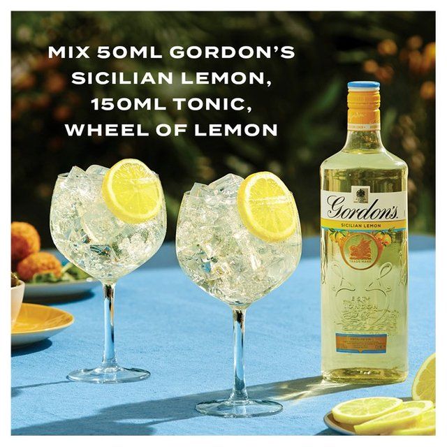 Gordon's Sicilian Lemon Distilled Flavoured Gin 70cl