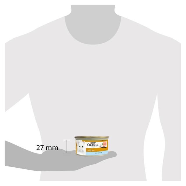 Gourmet Gold Pate Ocean Fish Wet Cat Food 85g