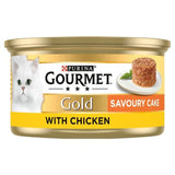 Gourmet Gold Savoury Cake Chicken Wet Cat Food 85g