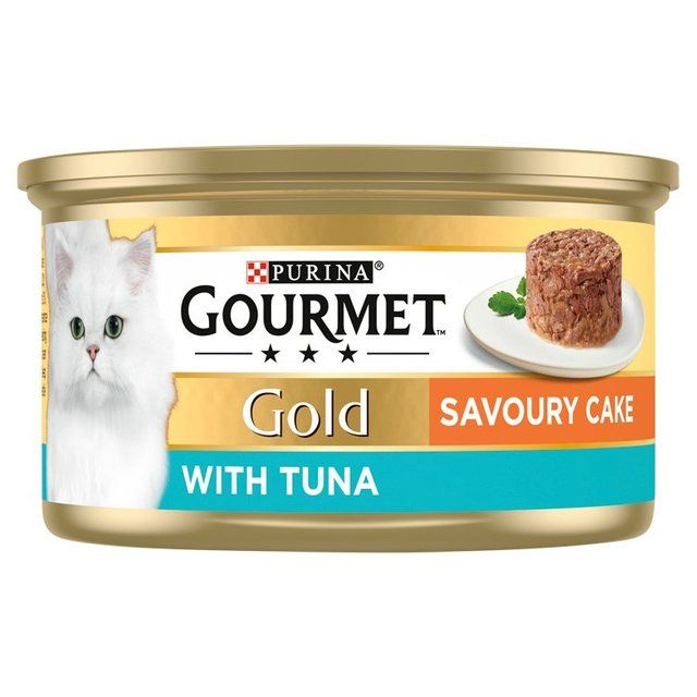 Gourmet Gold Savoury Cake Tuna Wet Cat Food 85g