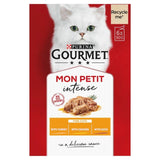 Gourmet Mon Petit Poultry Variety Turkey Chicken Duck Wet Cat Food 6 x 50g