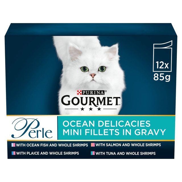 Gourmet Perle Ocean Delicacies in Gravy Wet Cat Food 12 x 85g