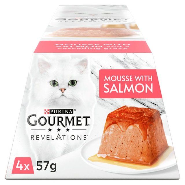 Gourmet Revelations Mousse Salmon Wet Cat Food 4 x 57g