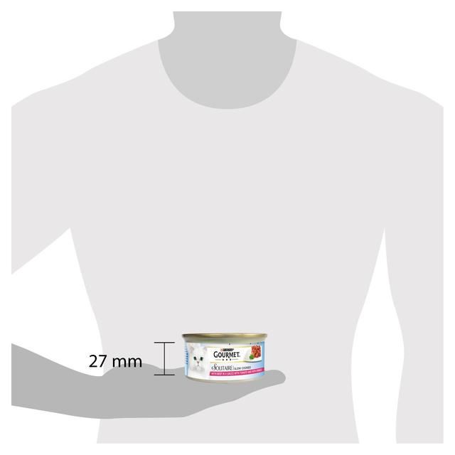 Gourmet Solitaire Beef Wet Cat Food 85g