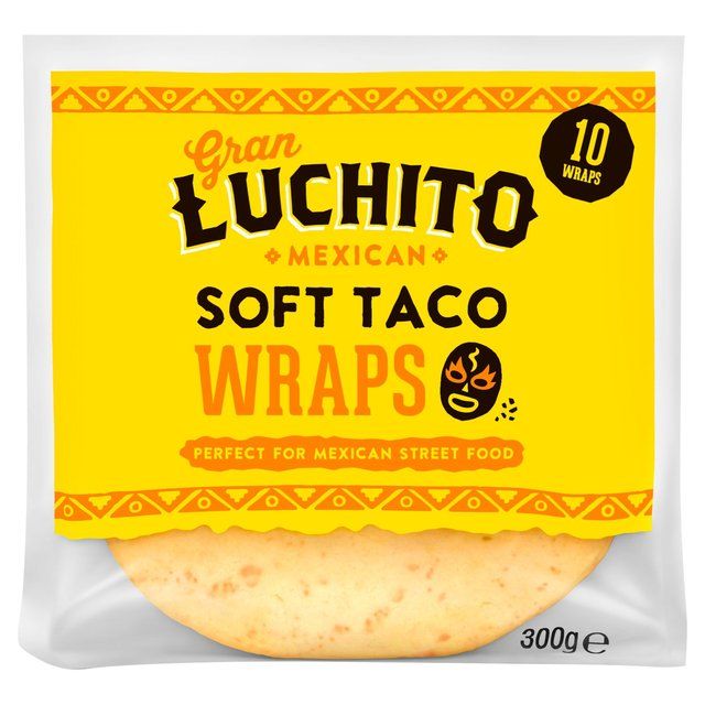 Gran Luchito Soft Taco Wraps 10 per pack