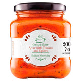 Granny's Secret Ajvar Hot Roasted Red Pepper with Tomato & Spices 200g