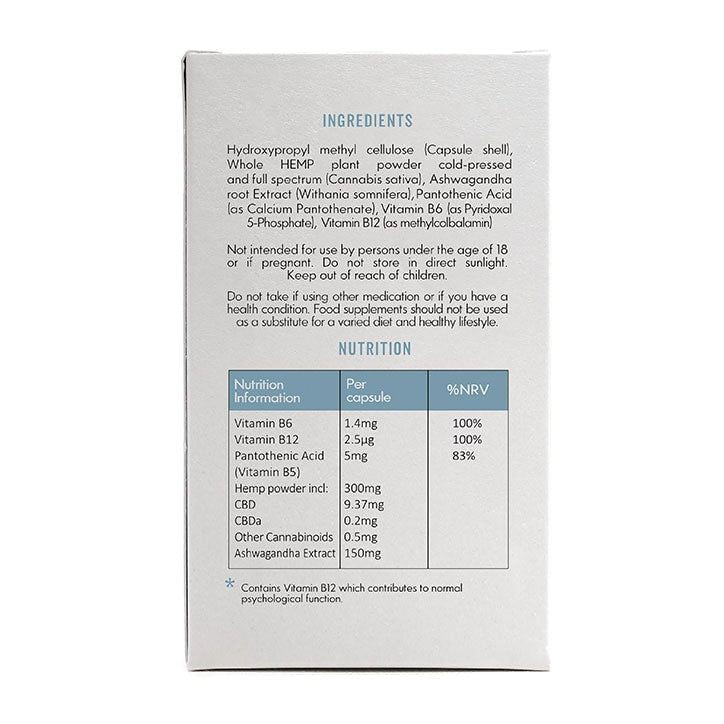 Grass & Co. CALM CBD+ 30 Vegan Capsules