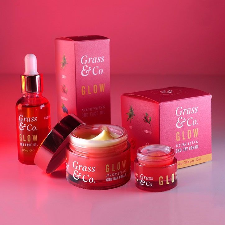 Grass & Co. GLOW Nourishing 300mg CBD Face Oil 30ml