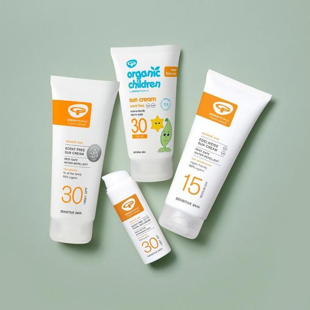 Green People Facial Sun Cream SPF30 Scent Free 50ml