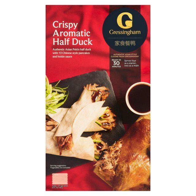 Gressingham Half Aromatic Crispy Duck & Pancakes 570g