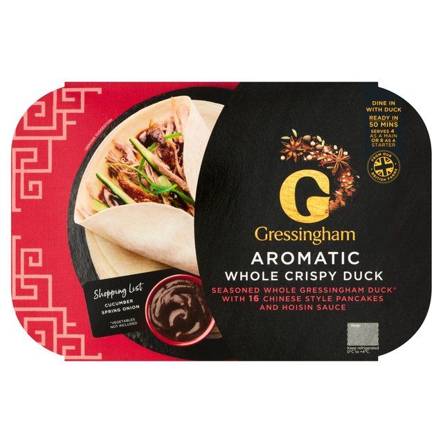 Gressingham Whole Aromatic Crispy Duck & Pancakes 1.2kg