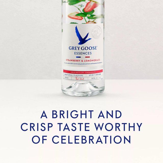 Grey Goose Essences Strawberry and Lemongrass Vodka Based Spirit Drink 700ml