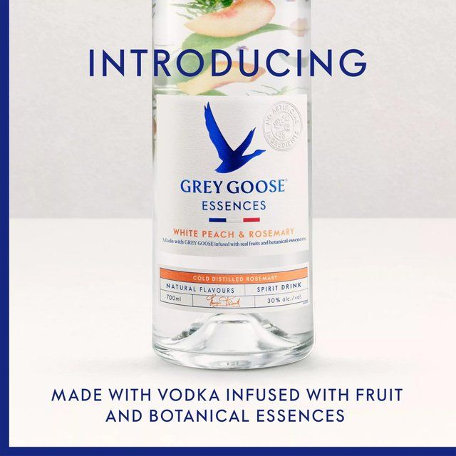 Grey Goose Essences White Peach and Rosemary Vodka Based Spirit Drink 700ml